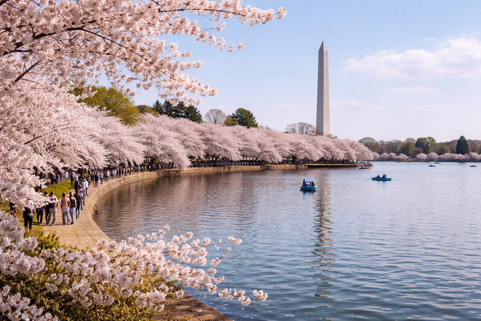 2. Washington D.C., USA – best places to see cherry blossoms