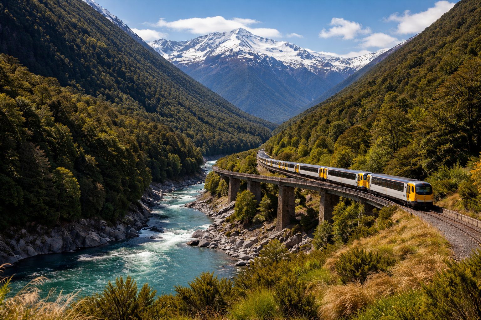 9. TranzAlpine, New Zealand - best scenic train rides