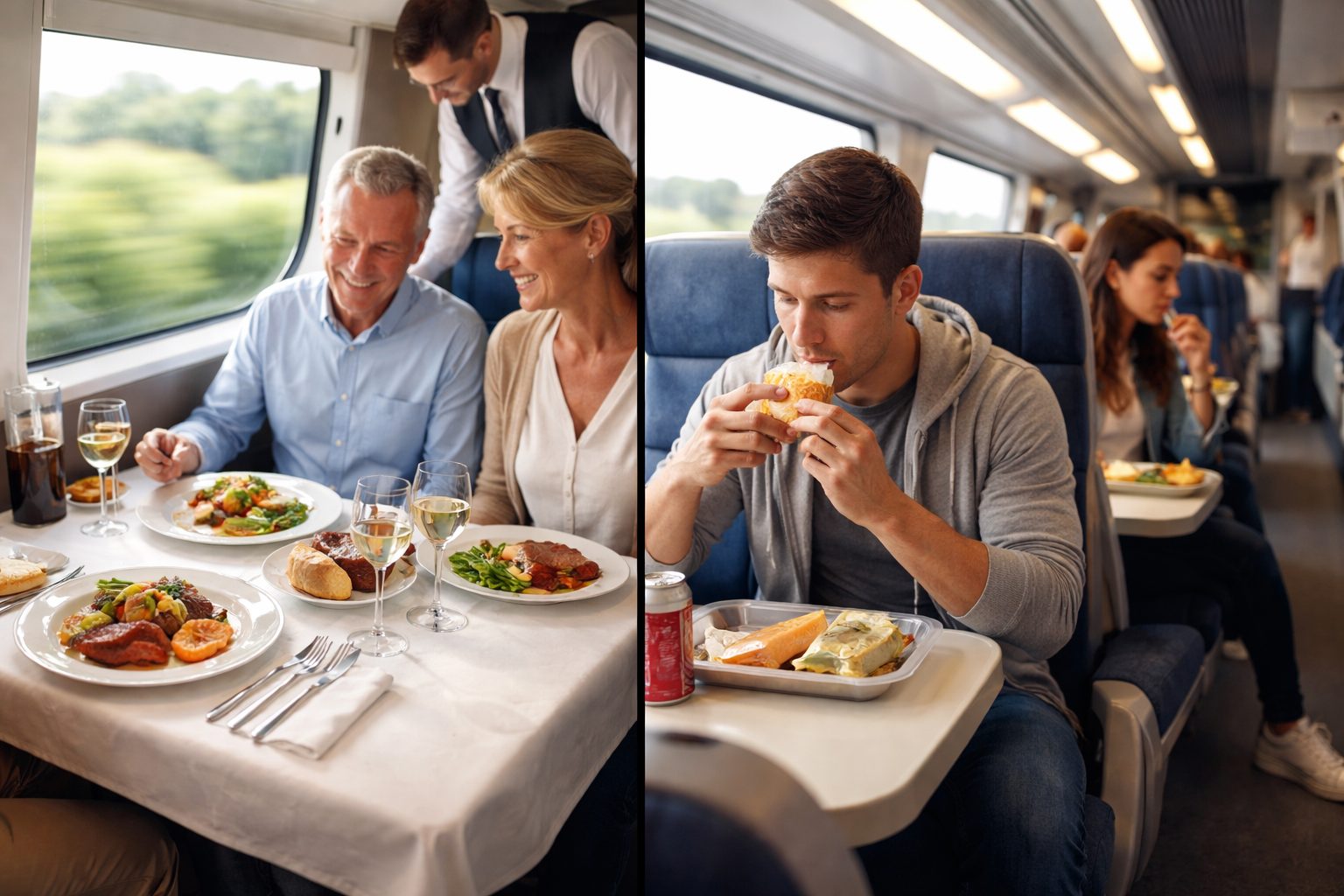 Dining Experiences on Board - best scenic train rides