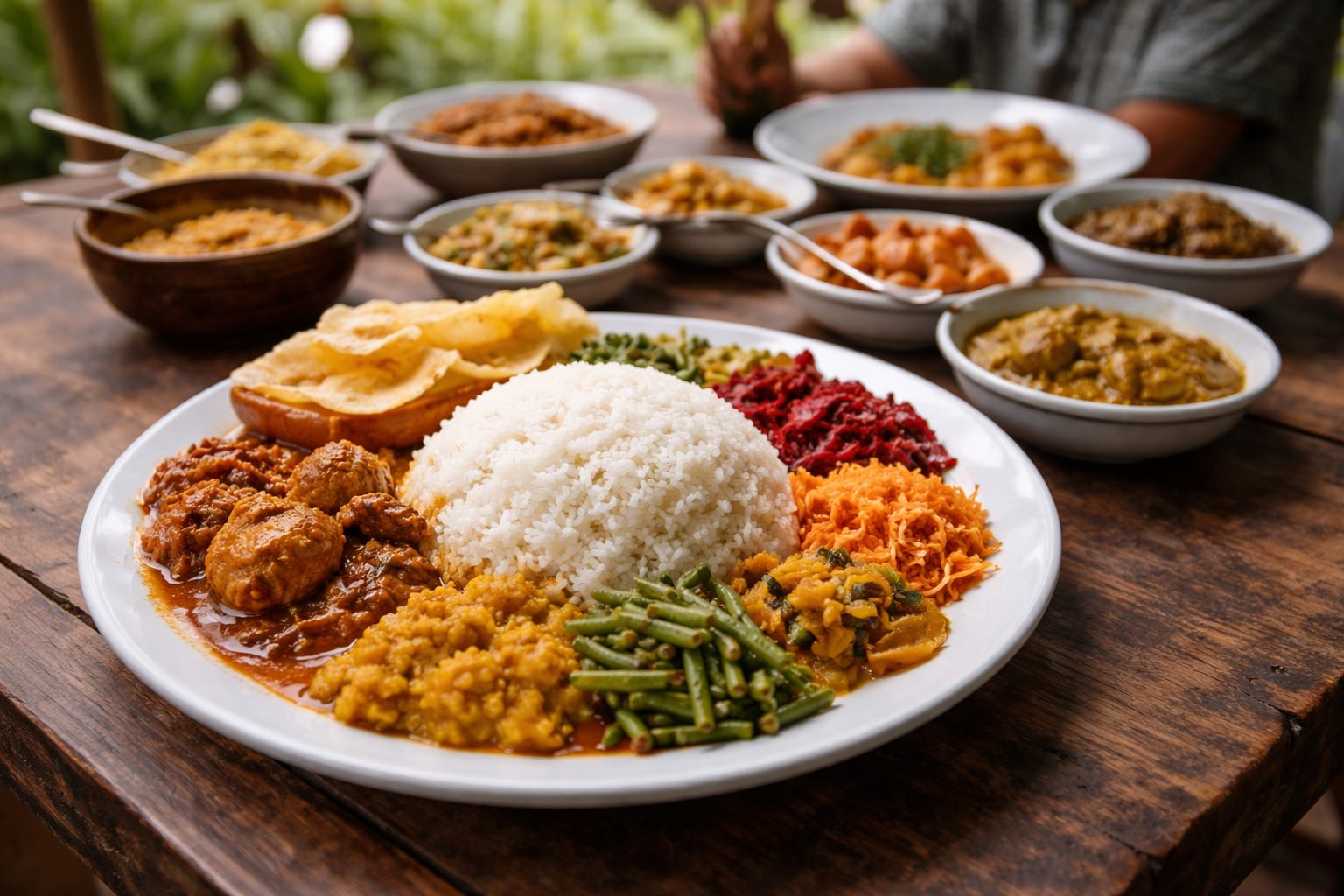 Rice and Curry - best sri lankan food