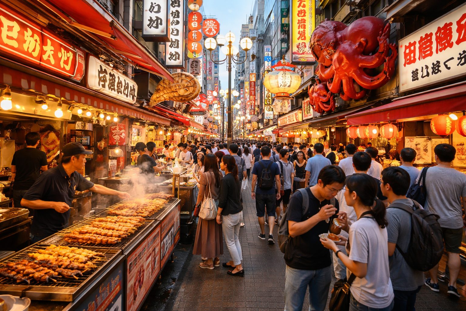 Osaka: The Food Capital - destinations to visit in japan