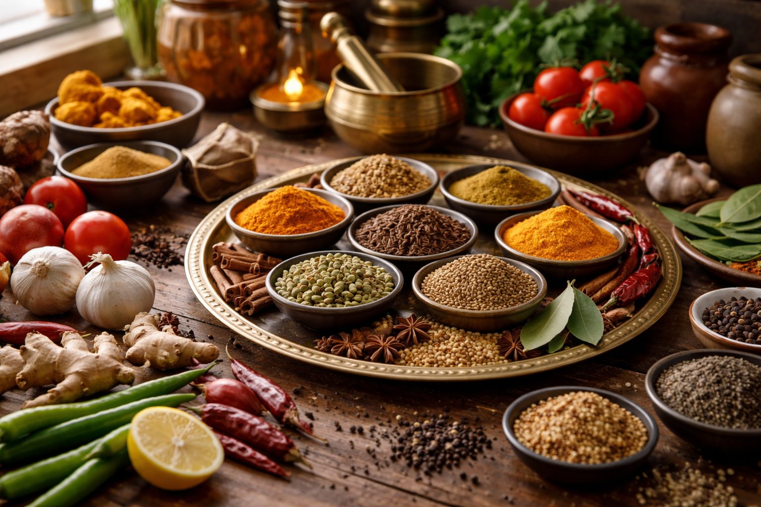 Spices and Ingredients Used in Indian Cooking - food in india