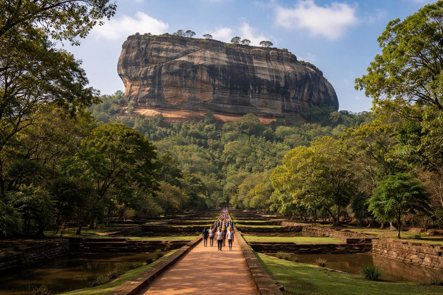 Sigiriya Rock Fortress - historical places in sri lanka