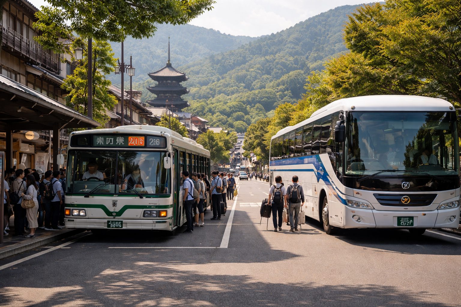 Local vs. Long-Distance Buses - how to get around in japan