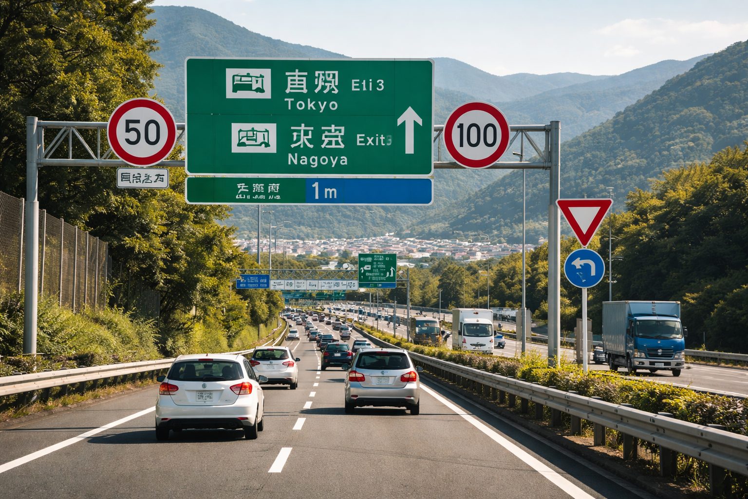 Navigating Japan's Roads: Signs and Rules - japan road trip