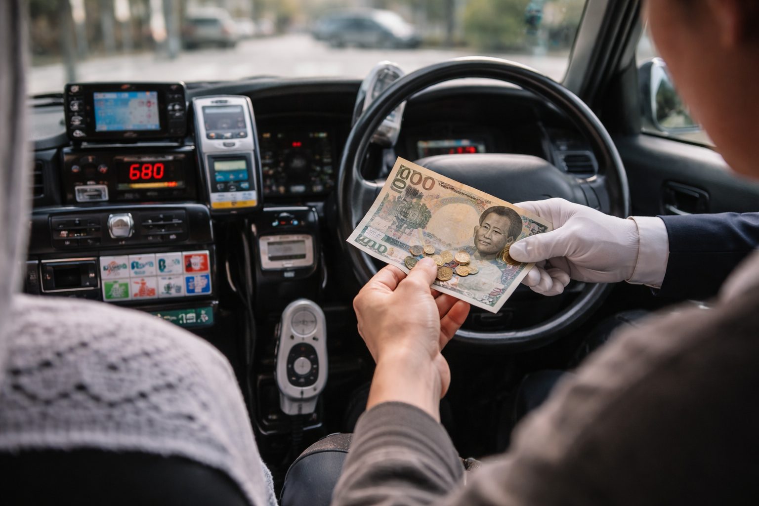 Payment Options for Japanese Taxis - japanese taxi