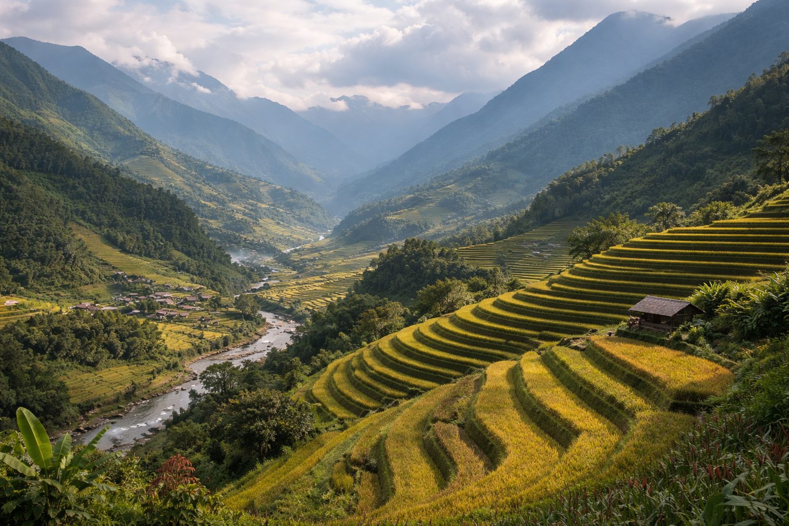 Sapa: Terraced Rice Fields and Mountains – natural wonders of vietnam