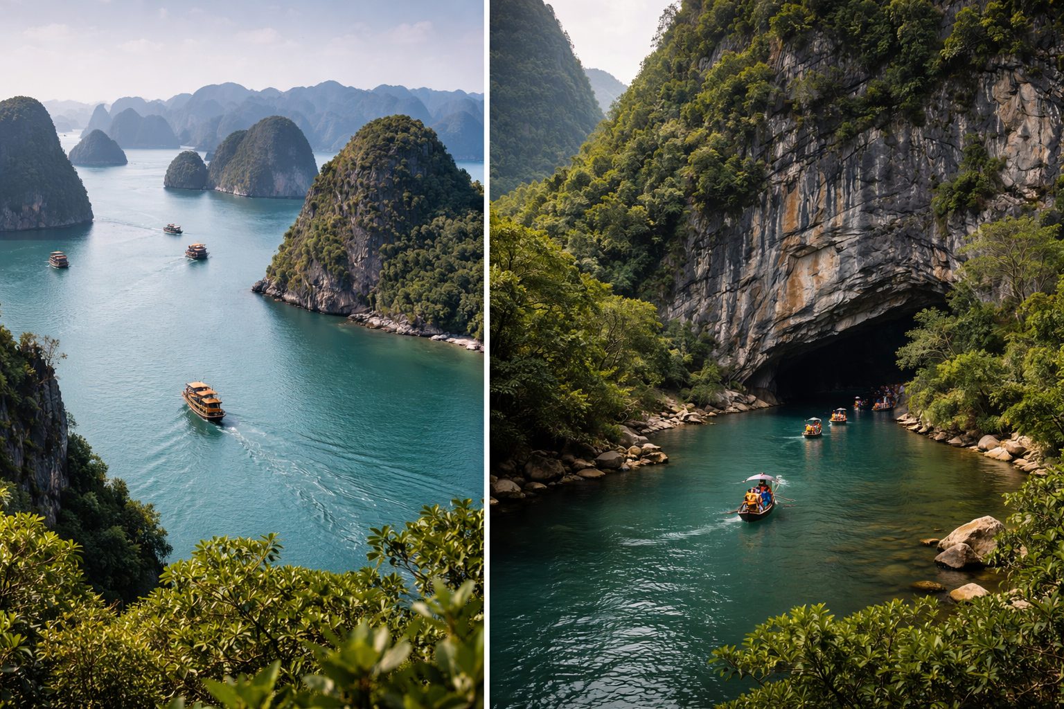 Ha Long Bay vs. Phong Nha-Ke Bang – natural wonders of vietnam