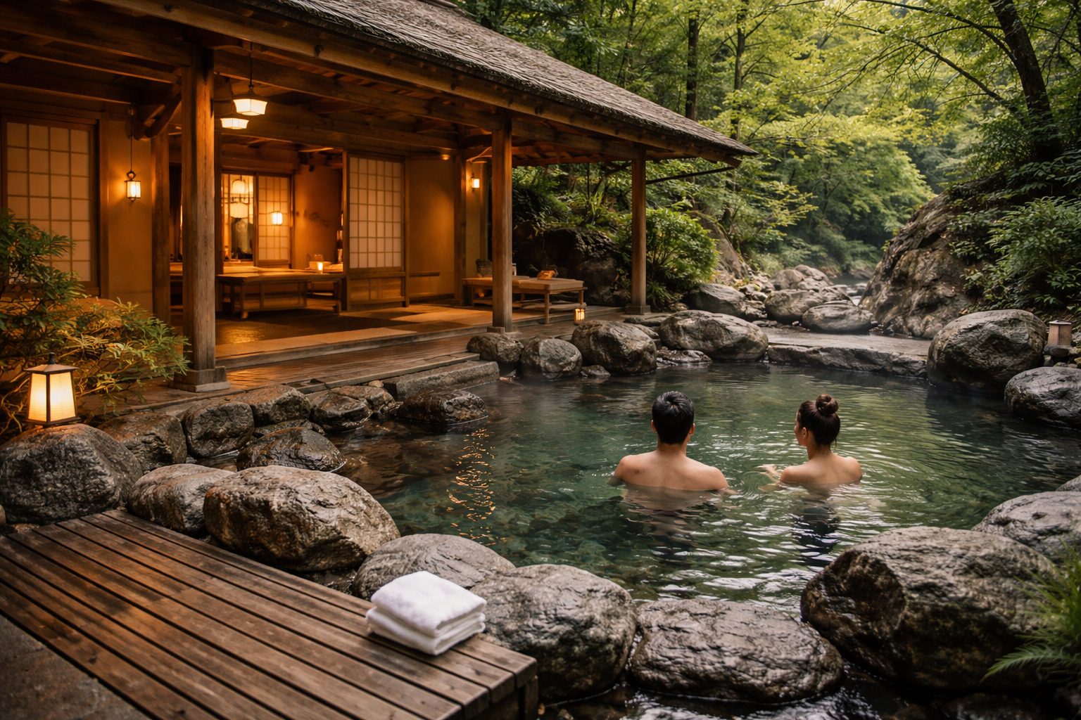 Onsen and Ryokan: The Perfect Pairing - onsen japan