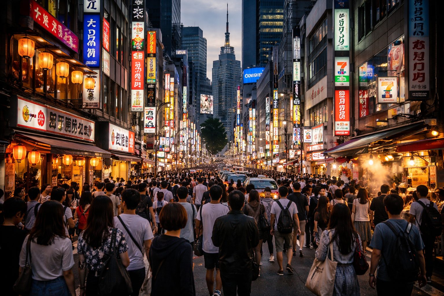 Bustling Cities and Nightlife - places in asia