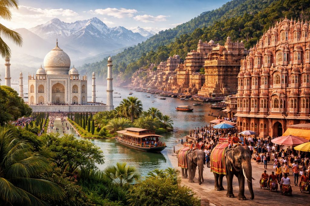 Introduction to India's Diverse Attractions – places to visit in india
