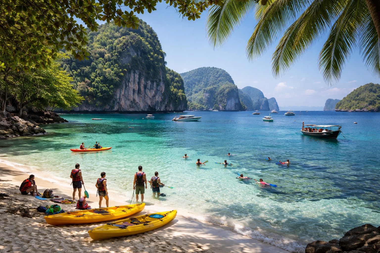 Beach Activities and Water Sports – spring in thailand