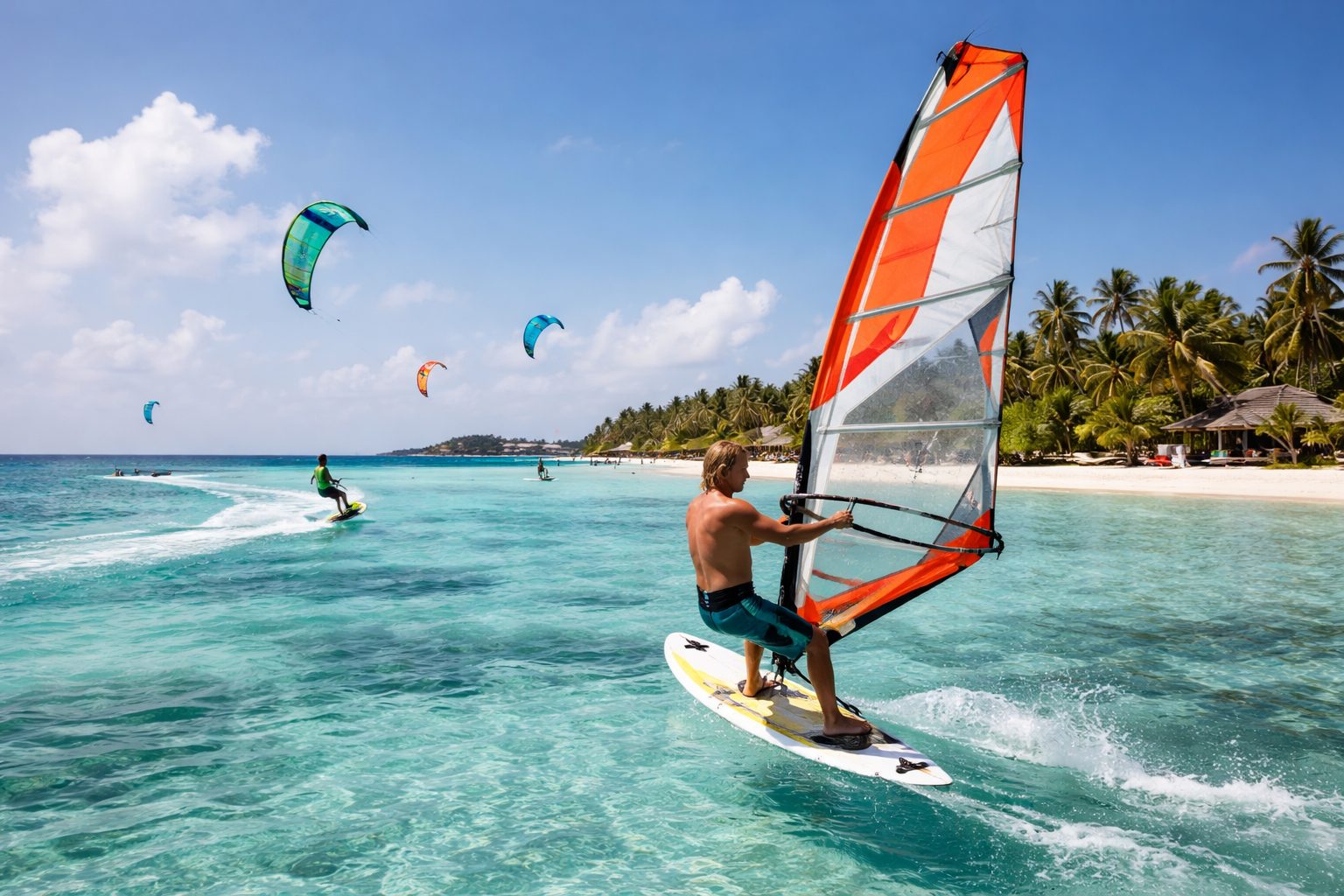 Windsurfing and Kitesurfing - things to do in maldives