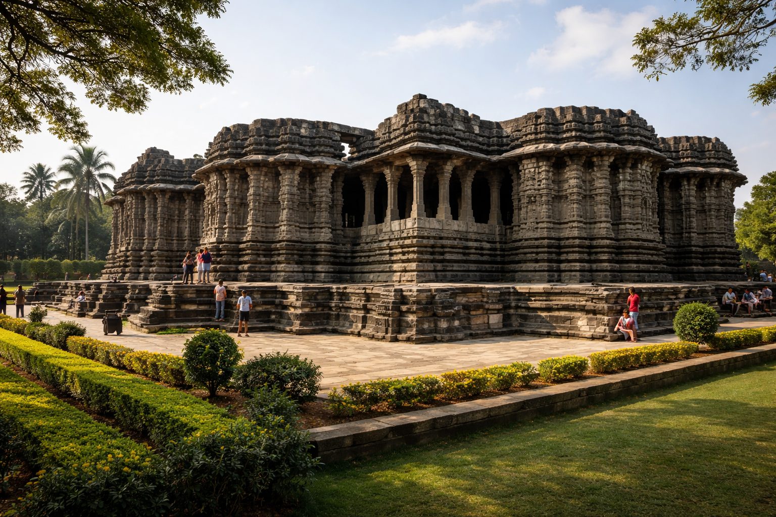 8. Hoysaleswara Temple, Halebidu - top 10 famous temples in india