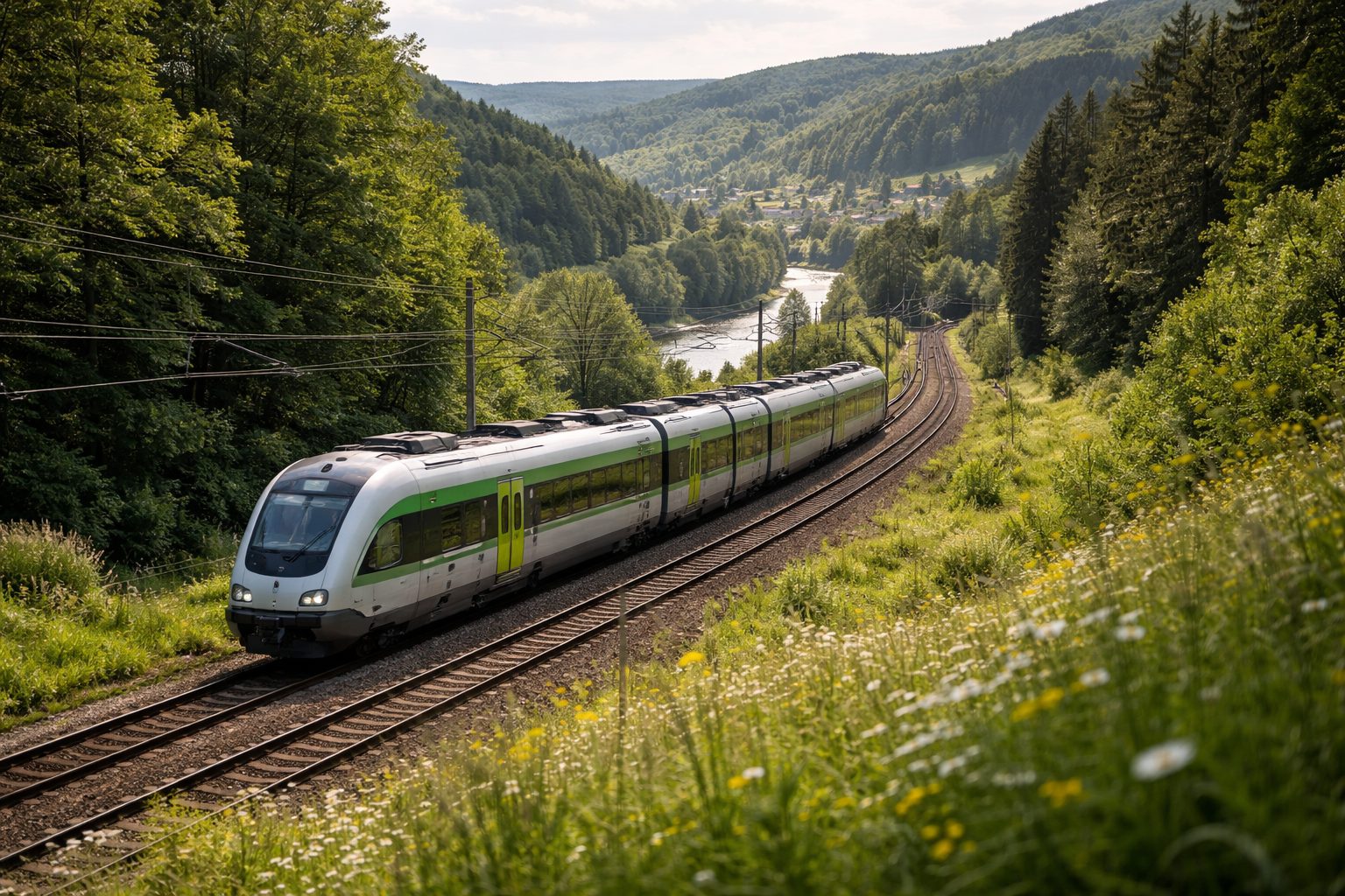 Sustainability of Train Travel - trains in india