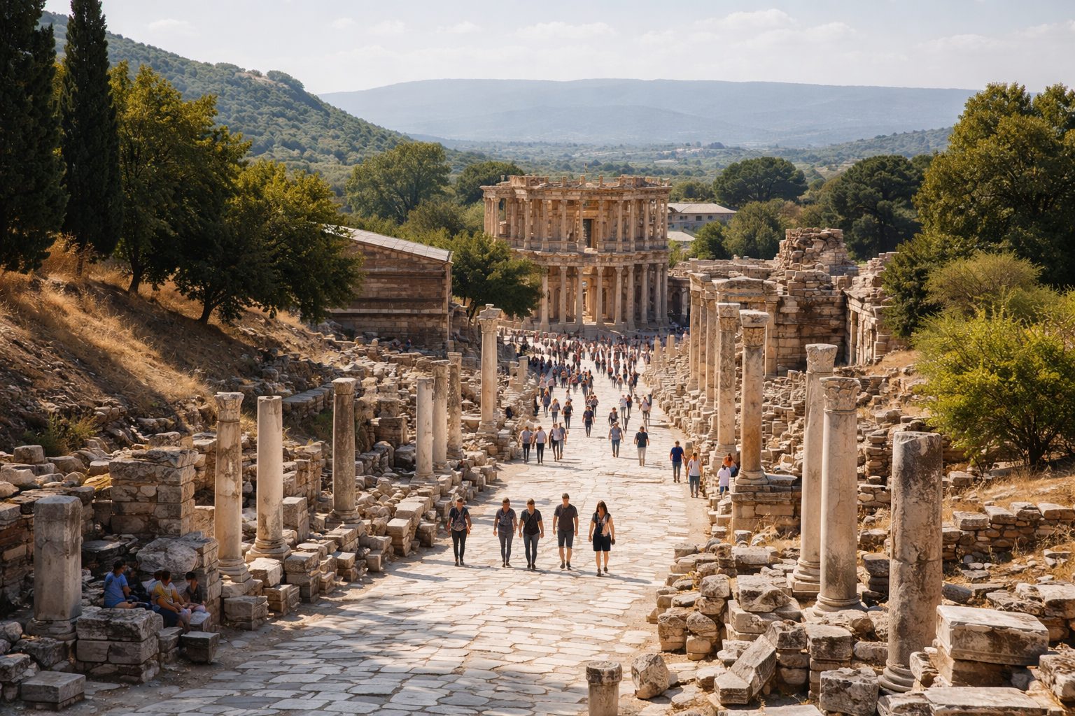 Ephesus: A Glimpse into Roman Life - turkey ancient ruins